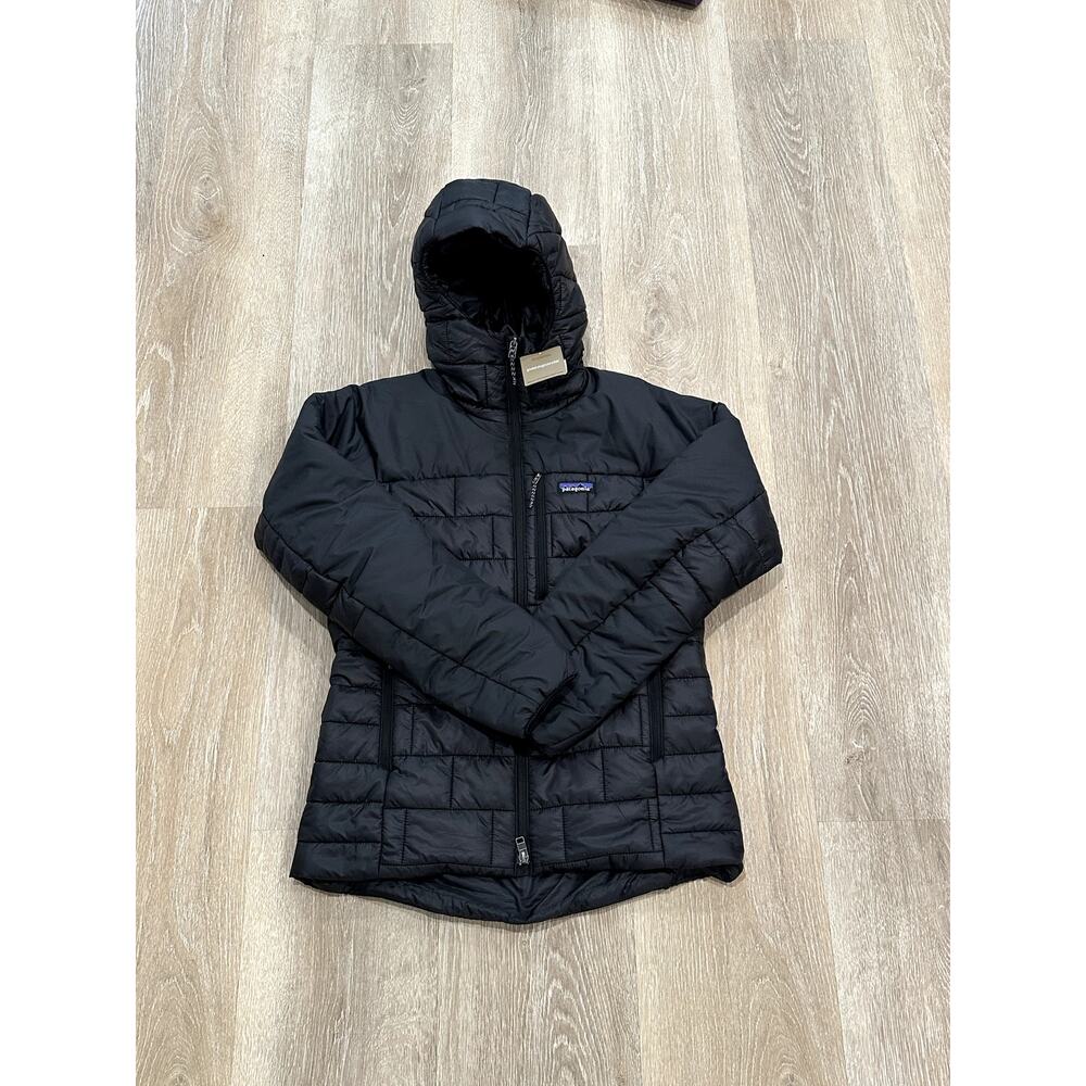 Patagonia Hi-Loft Nano Puff Hoody, Women's Large, Black, NWT